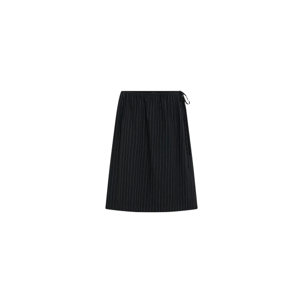 SIR the Label June Midi Skirt in Pinstripe | Midi Skirts | Coveti
