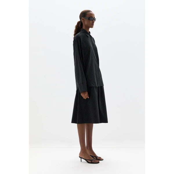 SIR the Label June Relaxed Shirt in Pinstripe | Shirts | Coveti