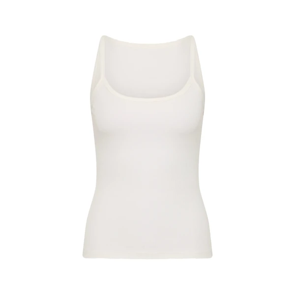 Liana Scoop Tank in White