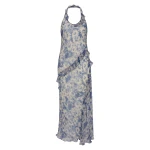 SIR the Label Lilia Halter Maxi Dress in Daisy Meadow | Maxi Dresses | Coveti