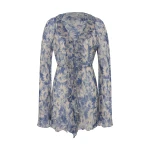 SIR the Label Lilia Ruffle Long Sleeve Mini Dress in Daisy Meadow SIR the Label Lilia Ruffle Long Sleeve Mini Dress in Daisy Meadow | Mini Dresses | Coveti