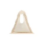 SIR the Label Lior Fringe Bag in Ivory | Shoulder & Crossbody Bags | Coveti