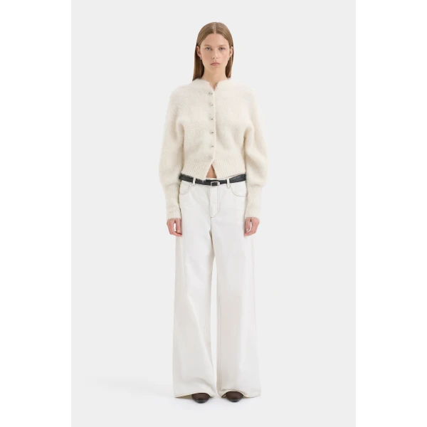 SIR the Label Lise Cardigan in Ivory | Cardigan | Coveti