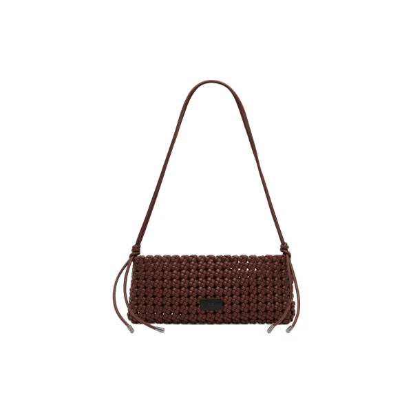 Macrame Bag in Bordeaux