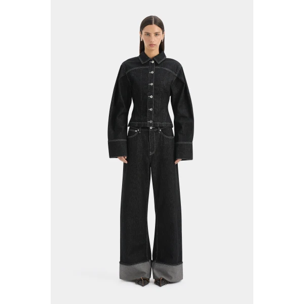 SIR the Label Malou Jacket in Dark Grey | Jackets | Coveti