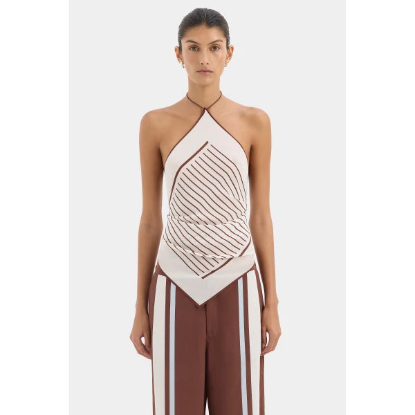 SIR the Label Marais Scarf in Metro | Sleeveless | Coveti