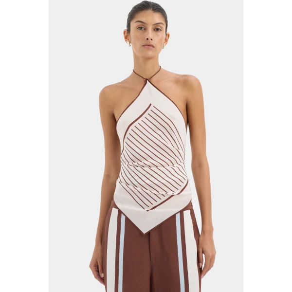 SIR the Label Marais Scarf in Metro | Sleeveless | Coveti