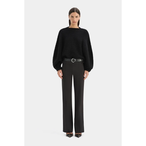SIR the Label Marius Knit Sweater in Black | Sweaters | Coveti