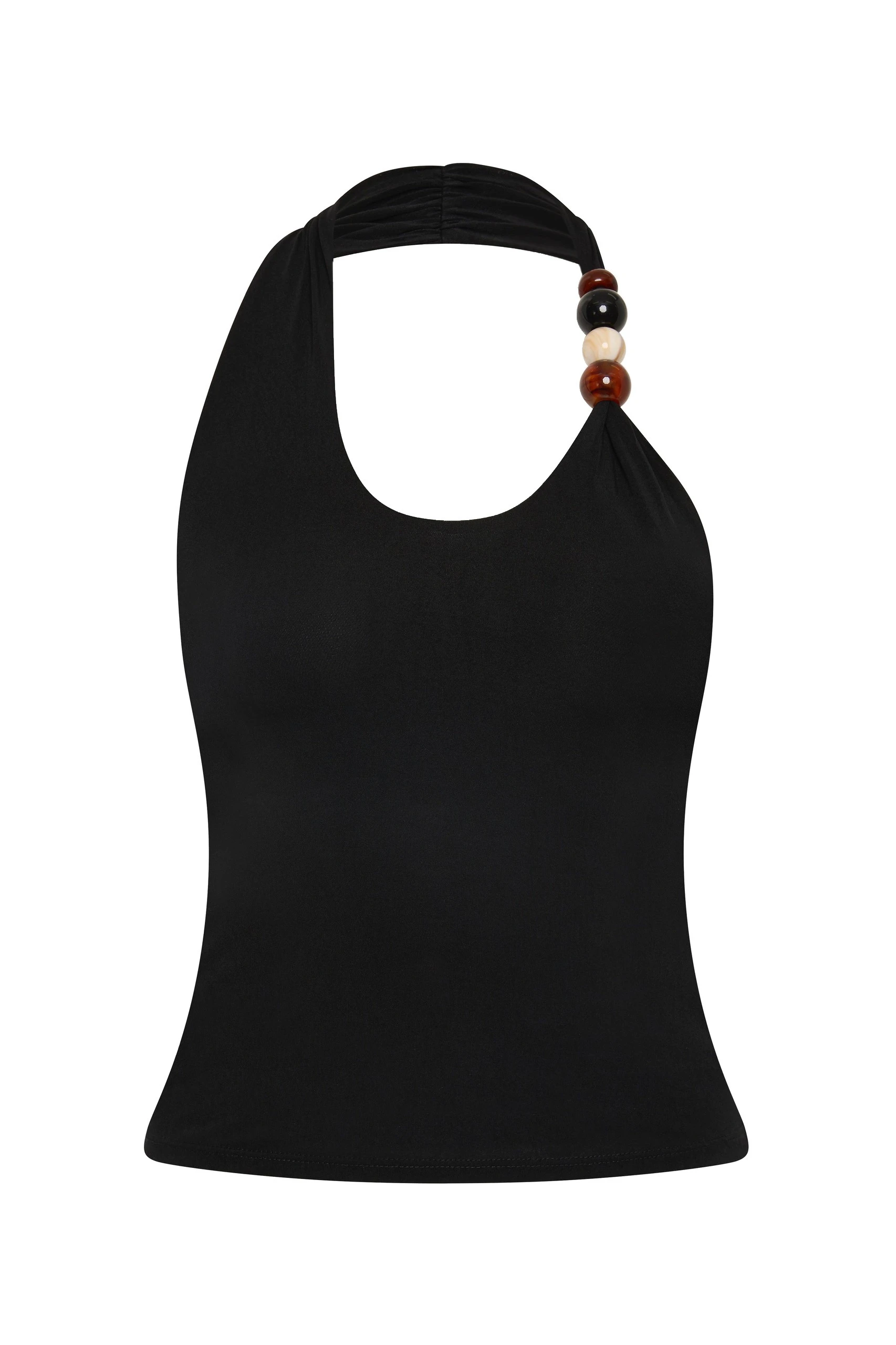 SIR the Label Matheo Beaded Tank in Black SIR the Label Matheo Beaded Tank in Black | Sleeveless | Coveti
