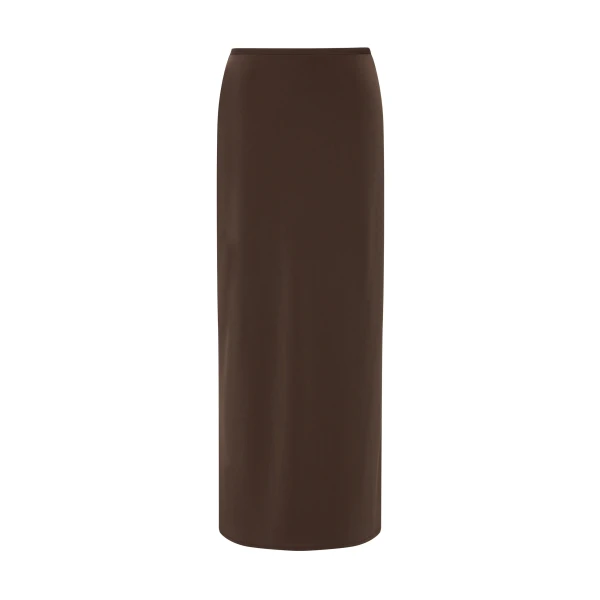 SIR the Label Matheo Midi Skirt in Truffle | Midi Skirts | Coveti