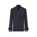 SIR the Label Mathias Oversized Blazer in Slate | Blazers | Coveti