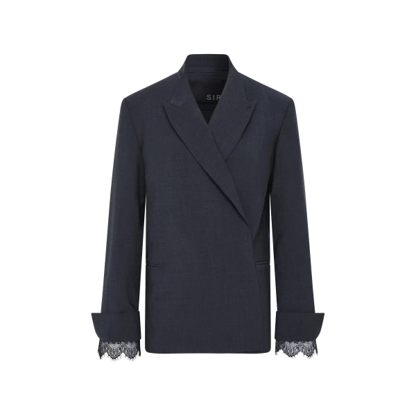 Mathias Oversized Blazer in Slate