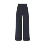 SIR the Label Mathias Wide Leg Trouser in Slate | Wide leg pants | Coveti
