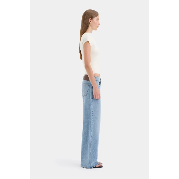 SIR the Label Mikkel Scoop Tank in Ivory | Sleeveless | Coveti