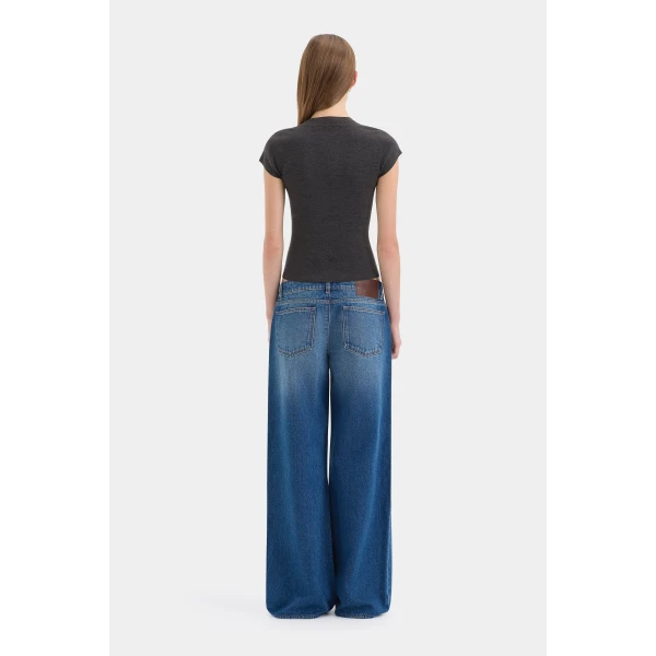 SIR the Label Mikkel Scoop Tank in Marle | Sleeveless | Coveti