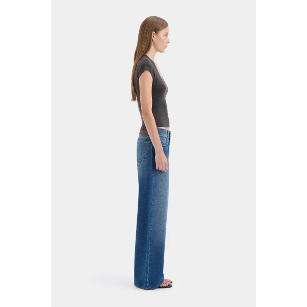 SIR the Label Mikkel Scoop Tank in Marle | Sleeveless | Coveti