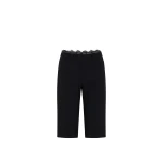 SIR the Label Miller Lace Capri Pant in Black | Pants | Coveti