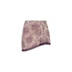 SIR the Label Mireli Mini Skirt in Rose Parquet | Mini Skirts | Coveti