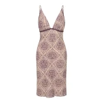 SIR the Label Mireli Slip Dress in Rose Parquet | Midi Dresses | Coveti