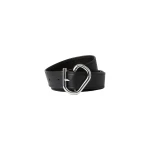 SIR the Label Molinier Narrow Leather Belt in Black | Belts | Coveti