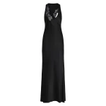 SIR the Label Montparnasse Gown in Black | Evening Gowns | Coveti