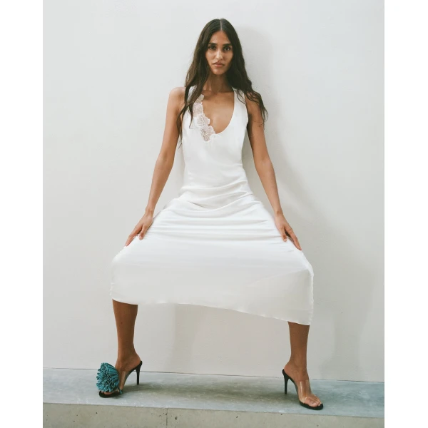 SIR the Label Montparnasse Gown in Ivory | Evening Gowns | Coveti