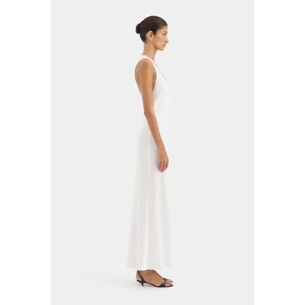 SIR the Label Montparnasse Gown in Ivory | Evening Gowns | Coveti
