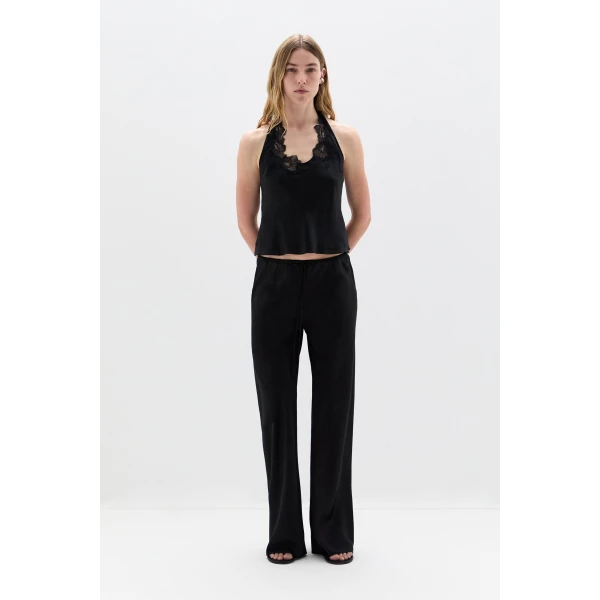 SIR the Label Montparnasse Halter Top in Black | Sleeveless | Coveti