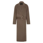 SIR the Label Noah Melton Coat in Cedar | Wool Coat | Coveti