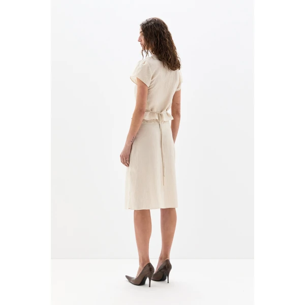 SIR the Label Nora Wrap Top in Cream | Tops | Coveti