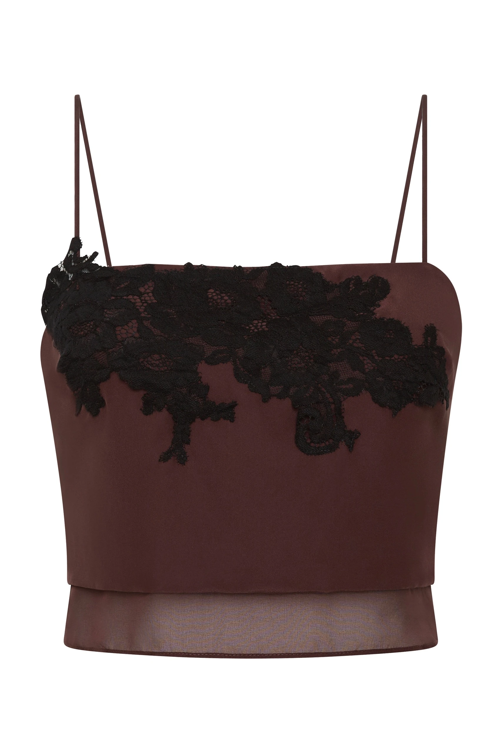 SIR the Label Noria Cropped Cami in Dark Plum SIR the Label Noria Cropped Cami in Dark Plum | Camisoles | Coveti