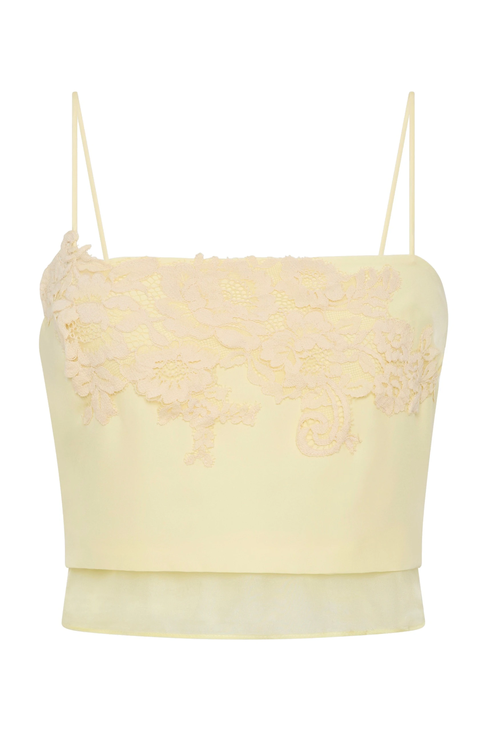 SIR the Label Noria Cropped Cami in Lemon SIR the Label Noria Cropped Cami in Lemon | Camisoles | Coveti