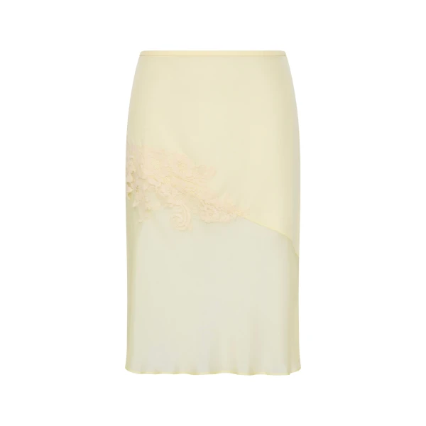 SIR the Label Noria Midi Skirt in Lemon | Midi Skirts | Coveti