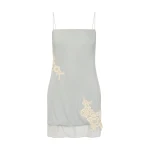 SIR the Label Noria Mini Dress in Powder Blue | Mini Dresses | Coveti