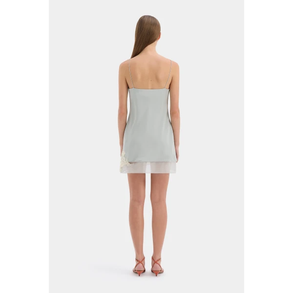 SIR the Label Noria Mini Dress in Powder Blue | Mini Dresses | Coveti