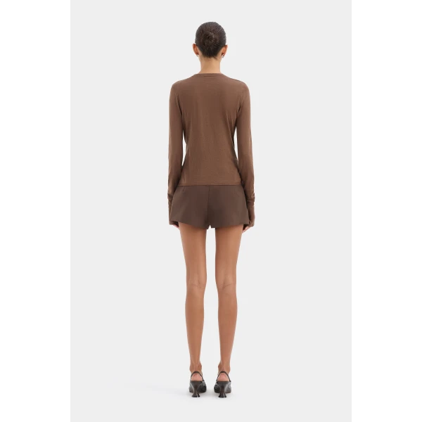 SIR the Label Parco Cardigan Set in Mocha | Cardigan | Coveti