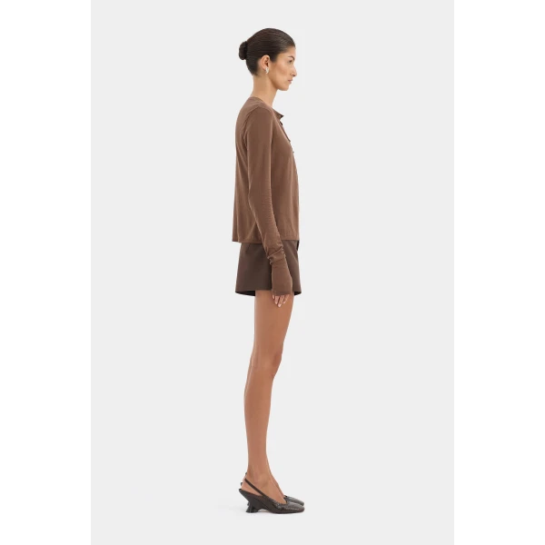 SIR the Label Parco Cardigan Set in Mocha | Cardigan | Coveti