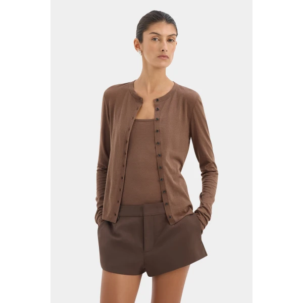 SIR the Label Parco Cardigan Set in Mocha | Cardigan | Coveti