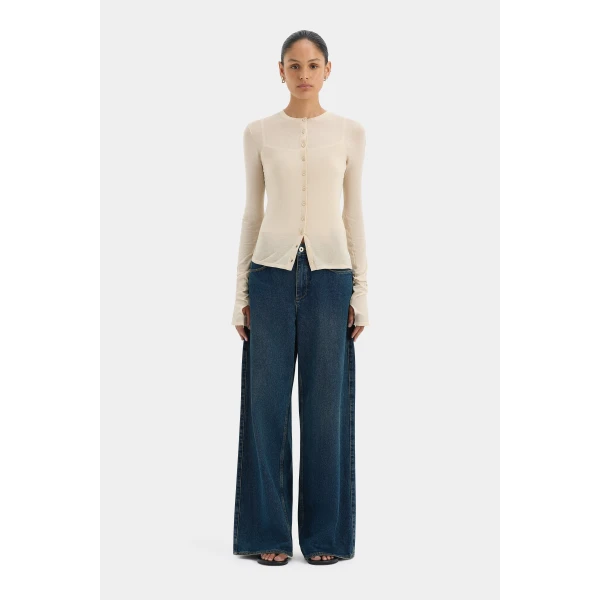 SIR the Label Parco Cardigan Set in Wheat | Cardigan | Coveti