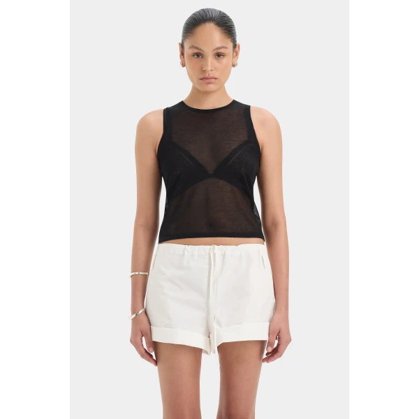 SIR the Label Peregrine Tank in Black | Sleeveless | Coveti