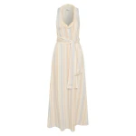 SIR the Label Pernille Scoop Neck Maxi Dress in Sommer Stripe | Maxi Dresses | Coveti