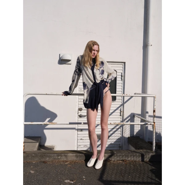 SIR the Label Phillipa Shirt Dress in Eira Midnight | Shirtdress | Coveti