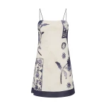 SIR the Label Phillipa Slip Mini Dress in Eira Midnight | Mini Dresses | Coveti