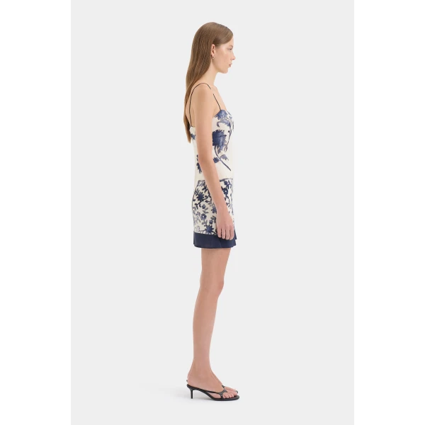 SIR the Label Phillipa Slip Mini Dress in Eira Midnight | Mini Dresses | Coveti