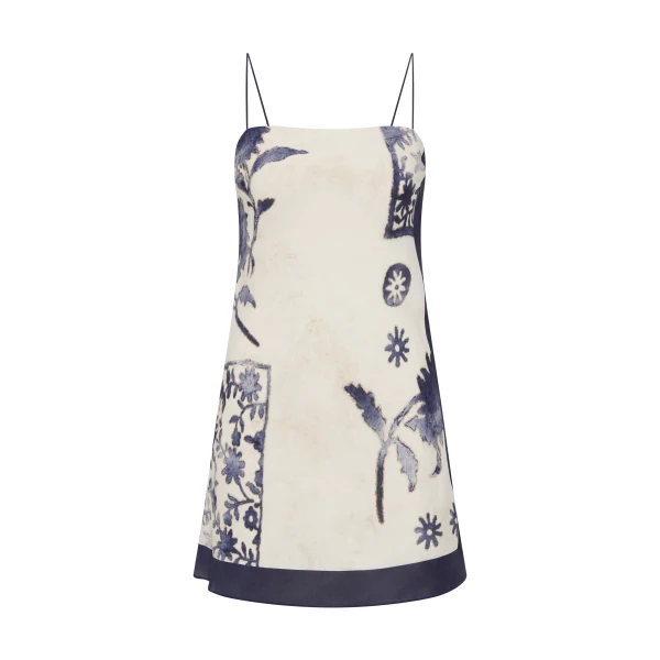 Phillipa Slip Mini Dress in Eira Midnight
