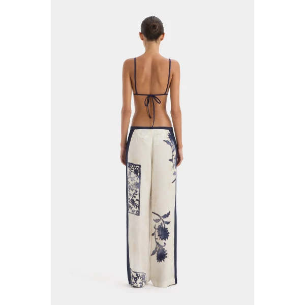 SIR the Label Phillipa Trouser in Eira Midnight | Tailored pants | Coveti