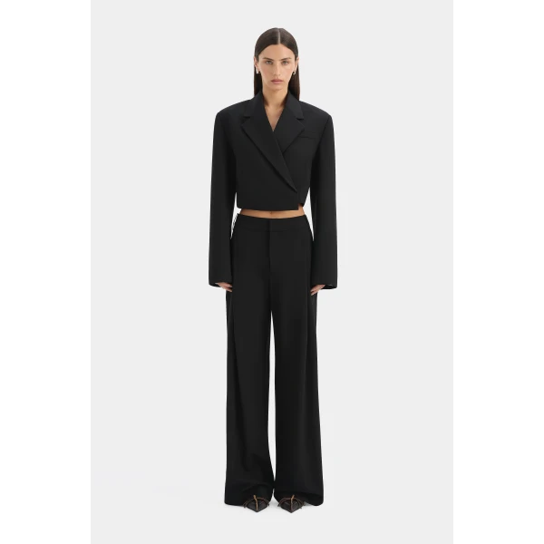 SIR the Label Rivoli Trouser in Black | Tailored pants | Coveti