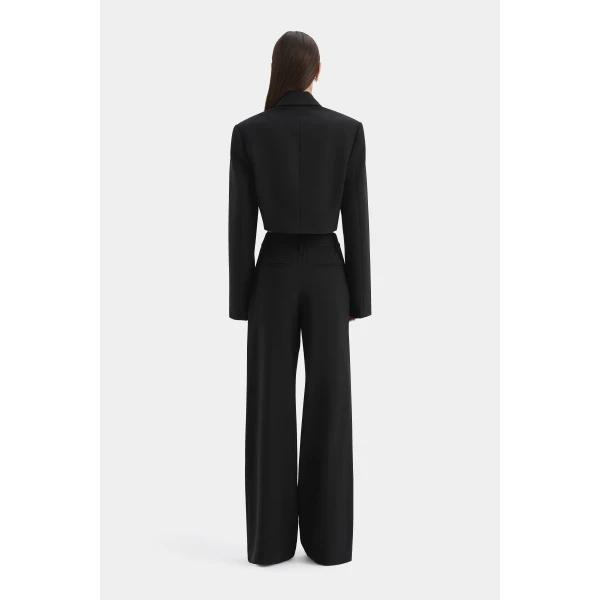 SIR the Label Rivoli Trouser in Black | Tailored pants | Coveti