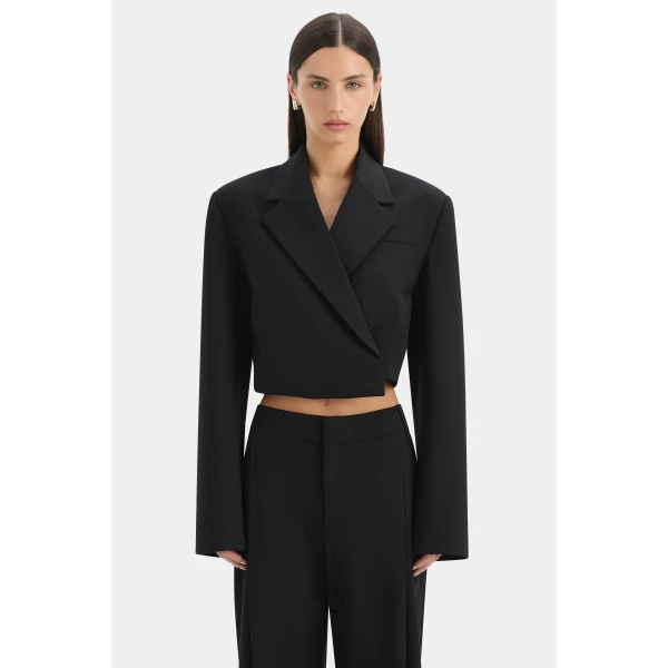 SIR the Label Rivoli Trouser in Black | Tailored pants | Coveti