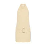 SIR the Label Sabina Belted Mini Dress in Butter | Mini Dresses | Coveti